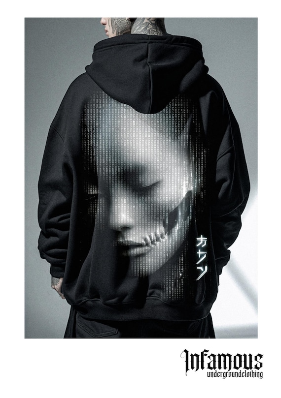 Infamous - Hoodies Oversize - Cyber Techno Vibes - Unisex - Electronic Streetwear - 06 LIMITED EDITION.