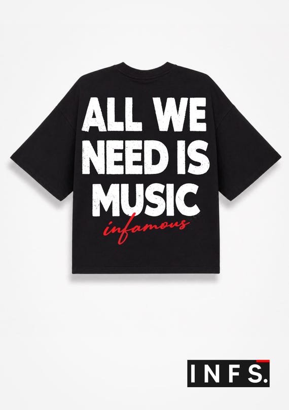 Infamous - Camiseta Oversize - Unisex - INFS012 LIMITED EDITION.