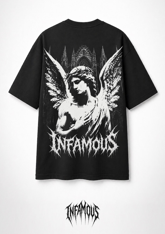 Infamous - Camiseta Oversize - Unisex - HARD STORM - Limited edition.
