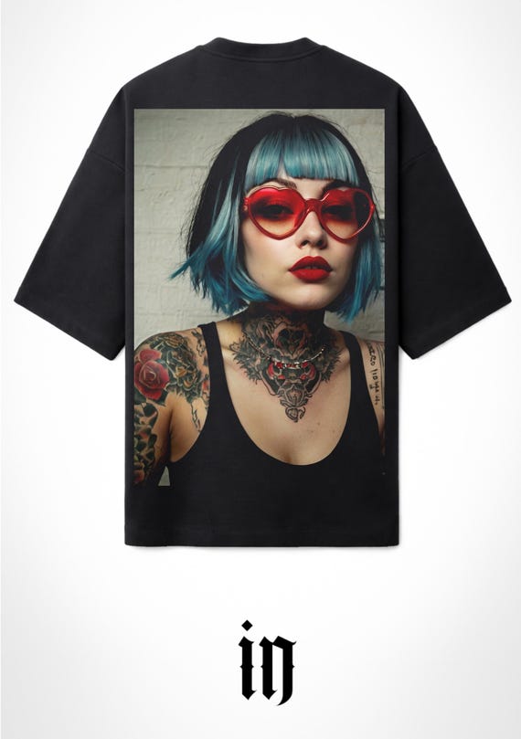 Infamous - Camiseta Oversize - Unisex - Colección INDJ - Mod.D&Mblack - Limited Edition.
