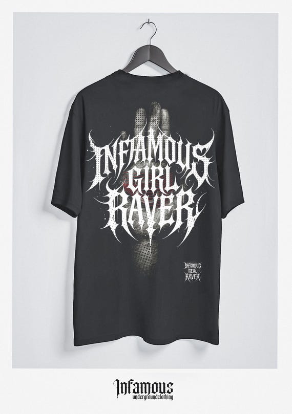 Infamous T-shirt REAL RAVER 003 - Limited