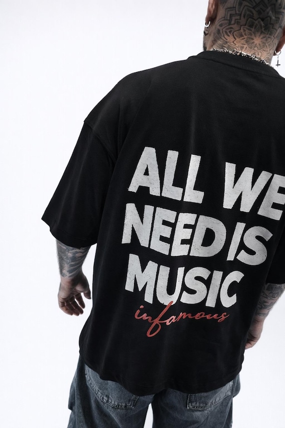 Infamous - Camiseta Oversize - Unisex - INFS012 LIMITED EDITION.