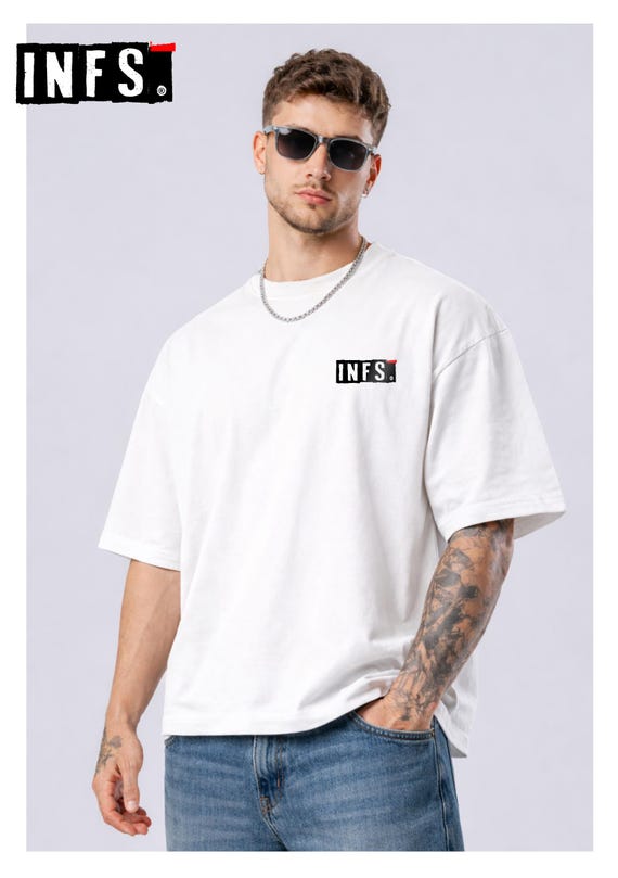 Infamous - Camiseta Oversize BOXY - Unisex - INFS003 LIMITED EDITION.