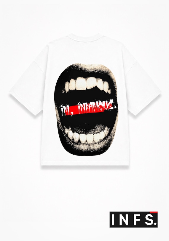 Infamous - Camiseta Oversize BOXY - Unisex - INFS00 LIMITED EDITION.