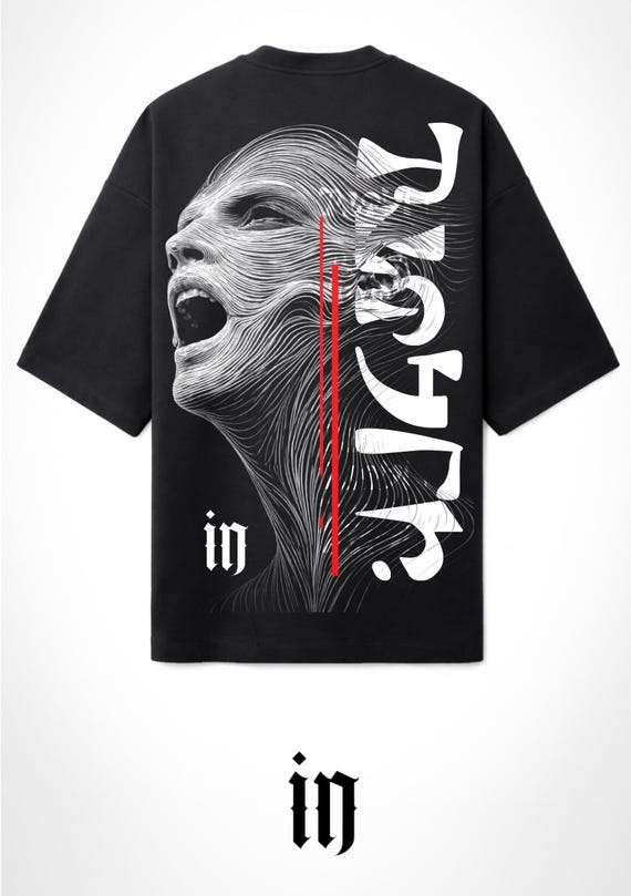 Infamous - Camiseta Oversize - Unisex - Colección INVISION - Mod.004 - Limited Edition.