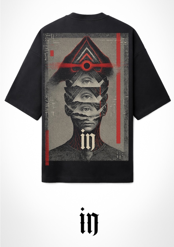 Infamous - Camiseta Oversize - Unisex - Colección INDJ - Mod.In-Red - Limited edition.