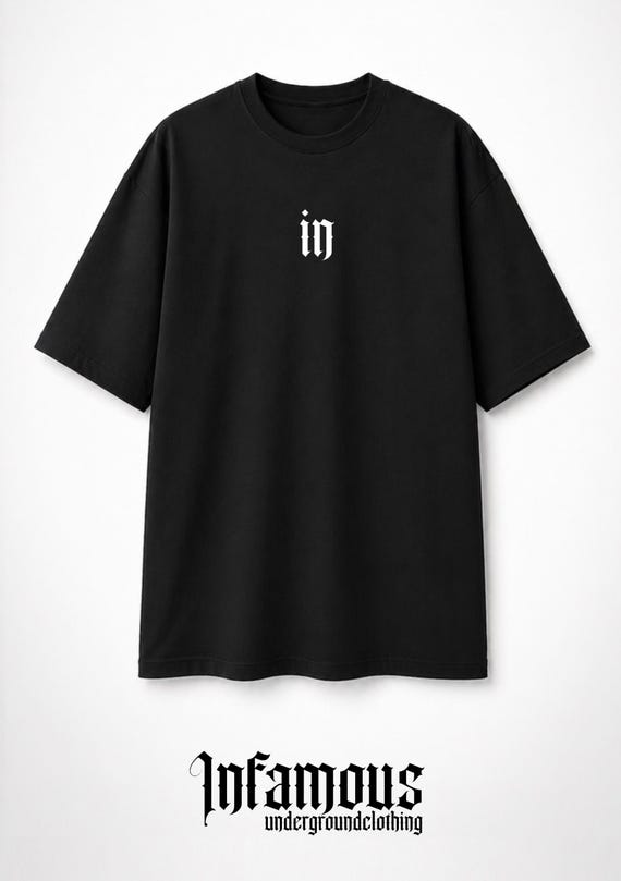 Infamous - Camiseta Oversize - Unisex - NEW2026 - ESENTIAL Limited edition.