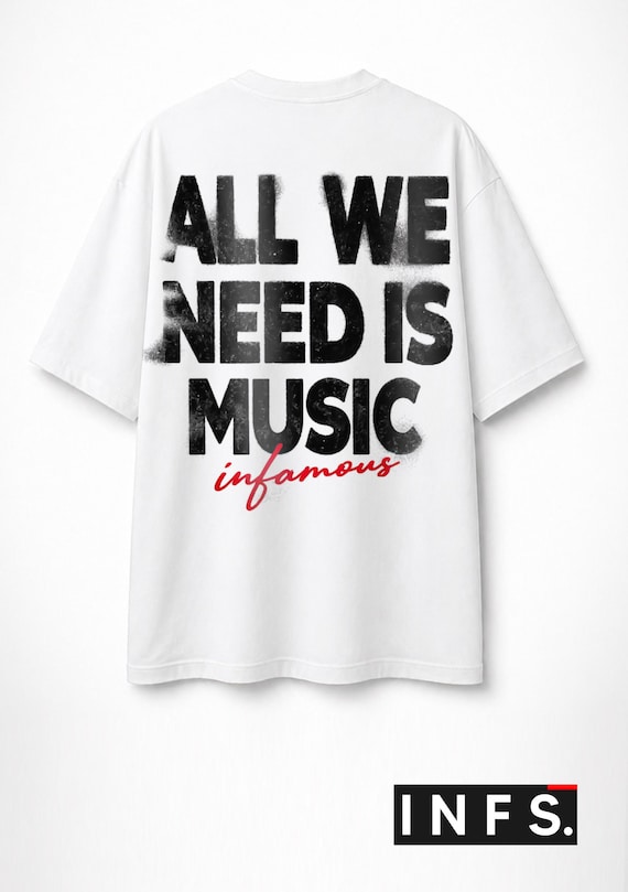 Infamous - Camiseta Oversize - Unisex - Colección INFS  - Limited edition.