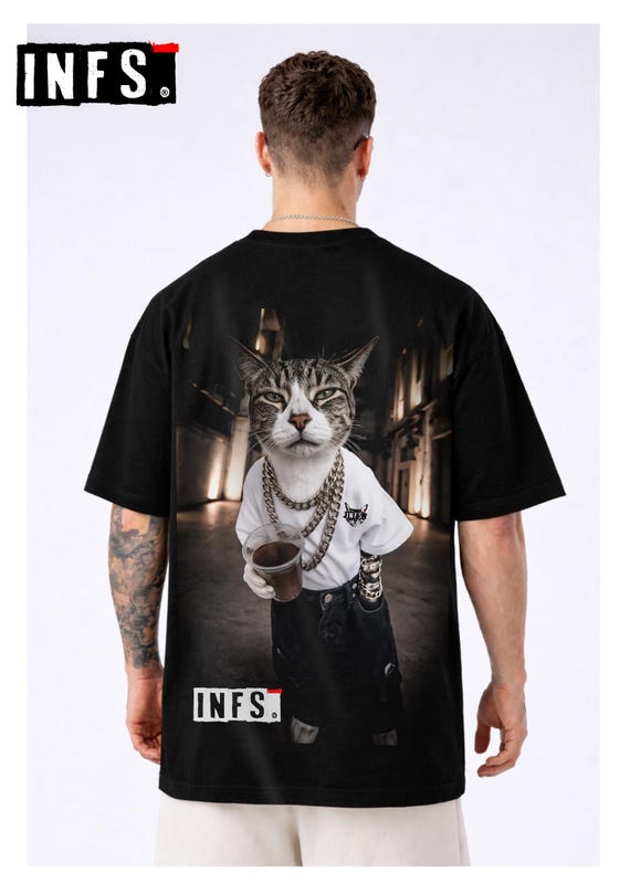 Infamous - Camiseta Oversize - Unisex - INFS007 LIMITED EDITION.