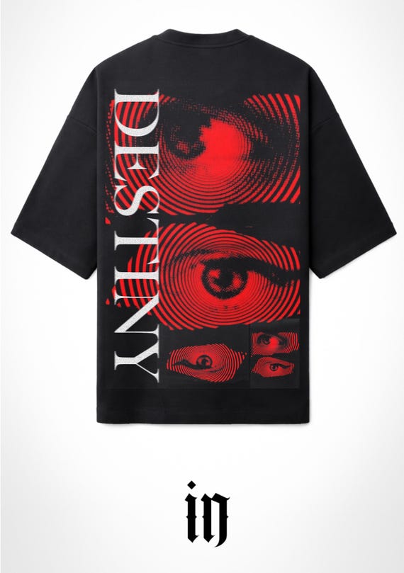 Infamous - Camiseta Oversize - Unisex - Colección INDJ - Mod.Destiny - Limited edition.