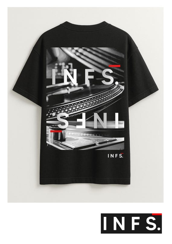 Infamous - Camiseta Oversize - Unisex - Colección INDJ - Mod. INFS. - Limited edition.