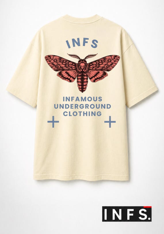 Infamous - Camiseta Oversize - Unisex - INFSCREAM0 LIMITED EDITION.