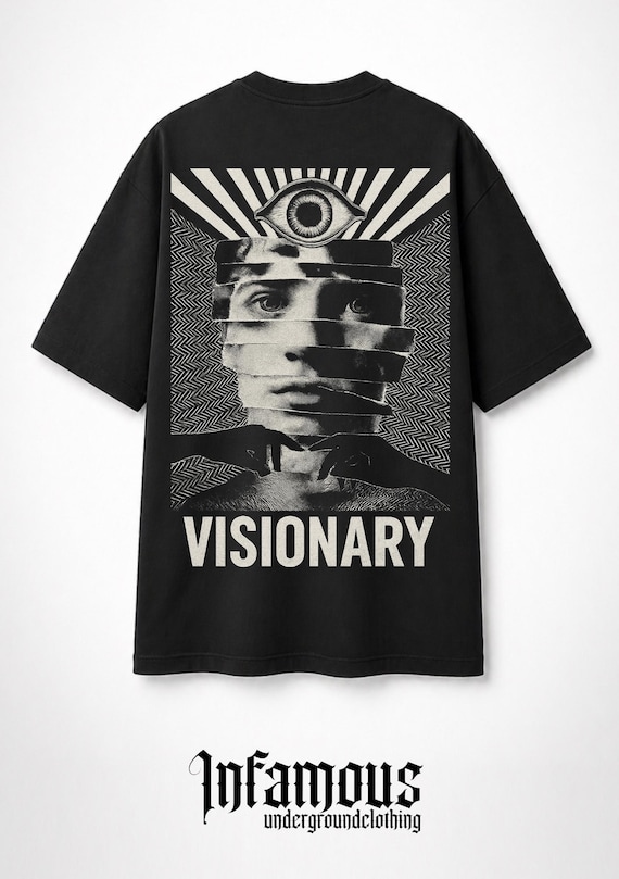 Infamous - Camiseta Oversize - Unisex - Colección Visionary by Danniel-Selfmade - Mod.Visionary003 - Exclusive.