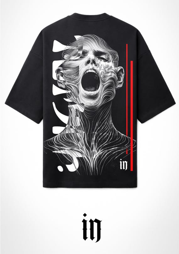 Infamous - Camiseta Oversize - Unisex - Colección INVISION - Mod.003 - Limited Edition.