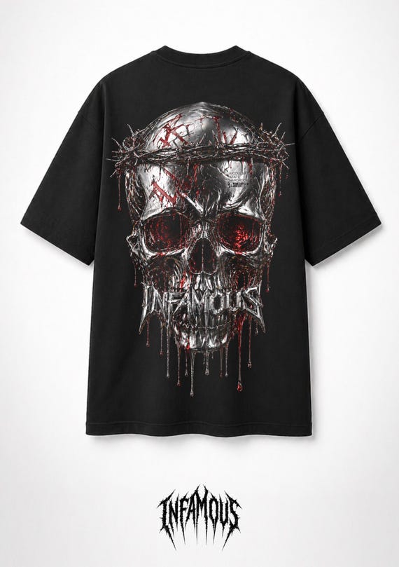 Infamous - Camiseta Oversize - Unisex - HARD STORM - Limited edition.