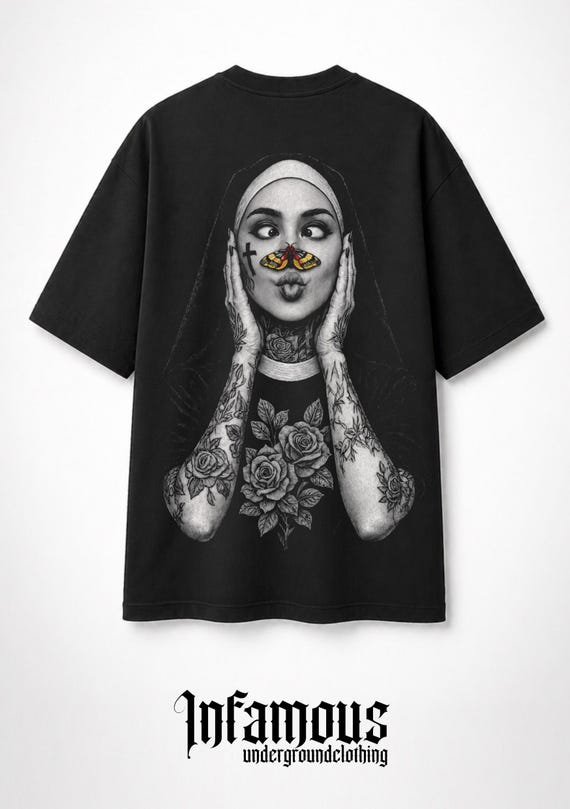 INFAMOUS - Camiseta Oversize - Unisex - Colección Real Raver - 005 LIMITED EDITION.