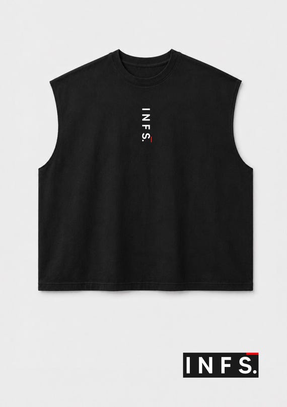Infamous - Camiseta Oversize - Raw cut BOXY tank - 00 Limited edition.