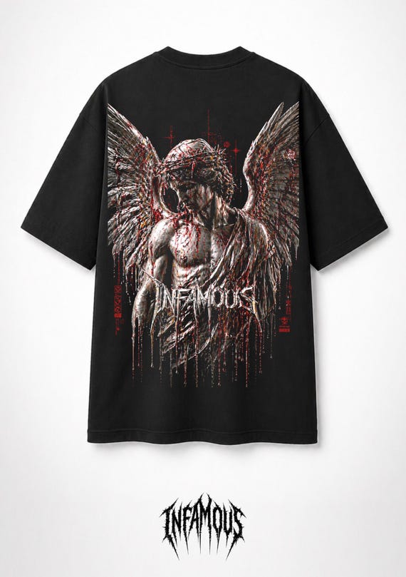 Infamous - Camiseta Oversize - Unisex - HARD STORM - Limited edition.