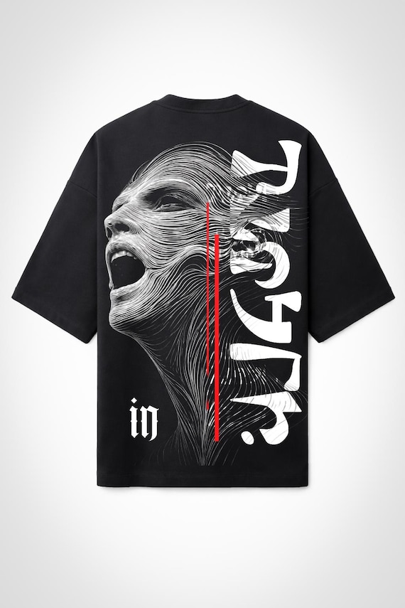 Infamous - Camiseta Oversize - Unisex - Colección INVISION - Mod.004 - Limited Edition.