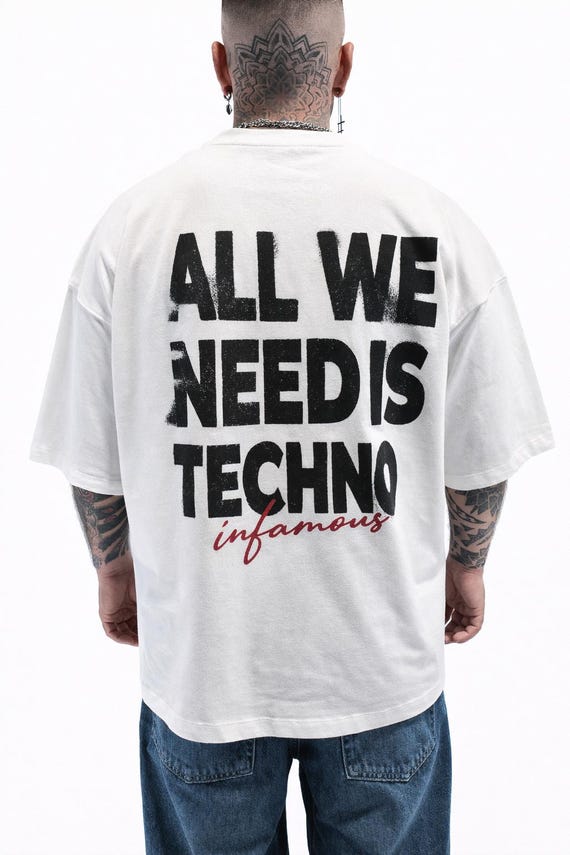 Infamous - Camiseta Oversize BOXY - Unisex - INFS005 LIMITED EDITION.