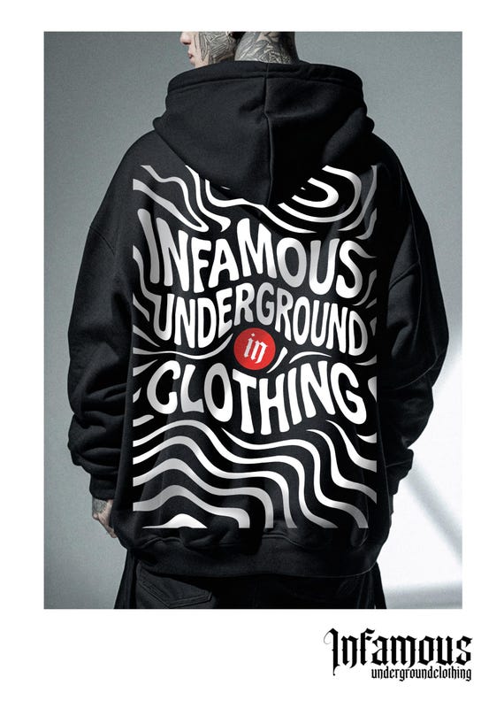 Infamous - Hoodies Oversize - Mod.014 - Colección Oversize Dj - Limited edition.