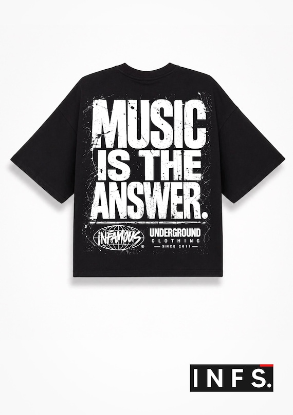 Infamous - Camiseta Oversize BOXY - Unisex - INFS00 LIMITED EDITION.