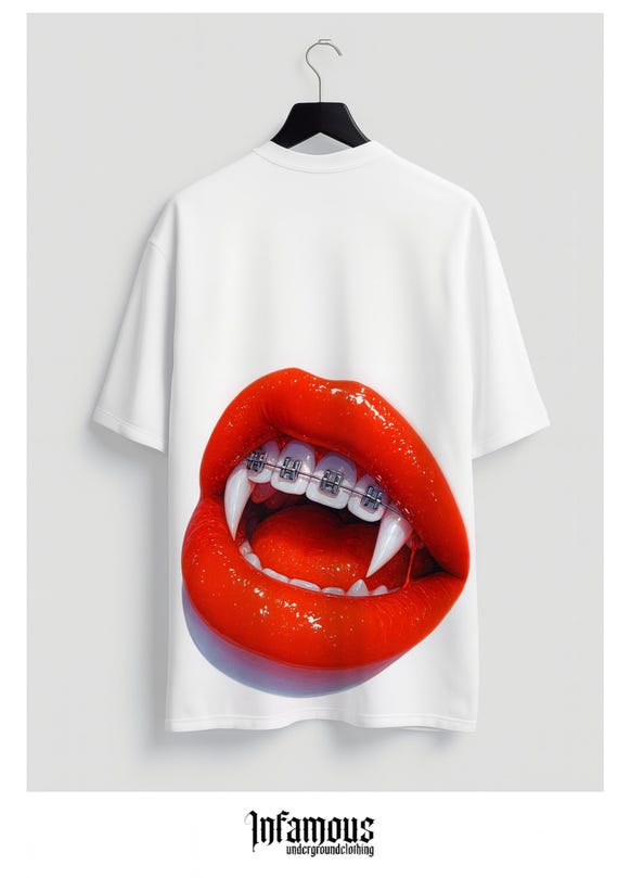 INFAMOUS Oversized vampire kiss 1[ Limited edition ]