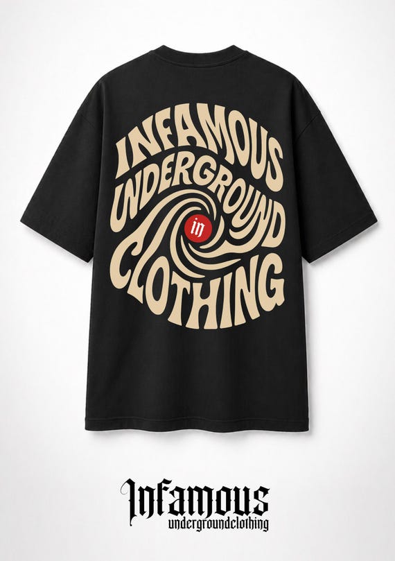 Infamous - Camiseta Oversize - Unisex - Colección INDJ - Mod.in927 - Limited edition.