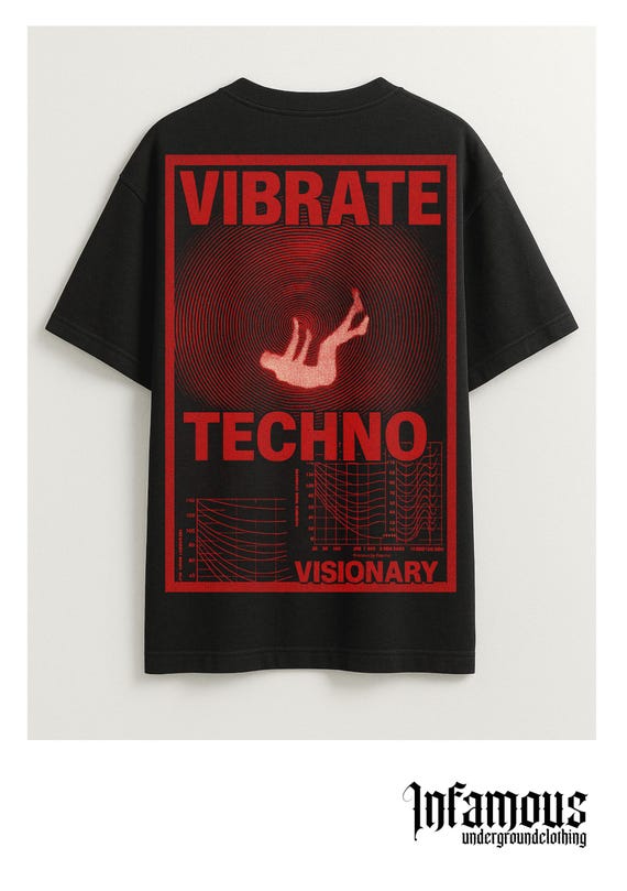 INFAMOUS - Camiseta Oversize - Unisex - Modular Mind by Danniel Selfmade - Sintetizadores - 009 LIMITED EDITION.