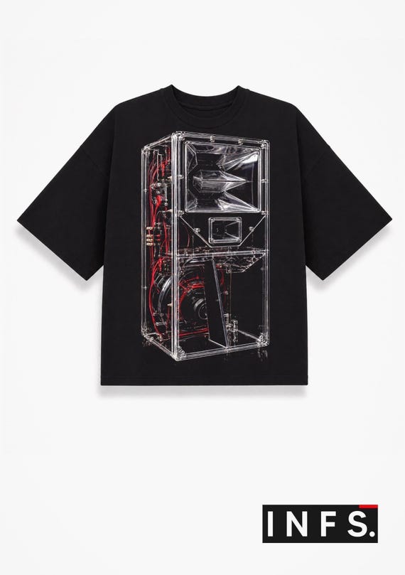 Infamous - Camiseta Oversize BOXY - Unisex - INFS00 LIMITED EDITION.