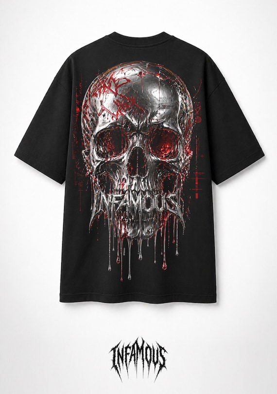 Infamous - Camiseta Oversize - Unisex - HARD STORM - Limited edition.