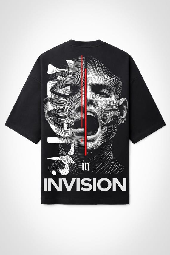 Infamous - Camiseta Oversize - Unisex - Colección INVISION - Mod.001 - Limited Edition.