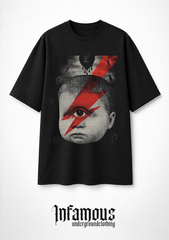 Infamous - Camiseta Oversize - Unisex - Colección INDJ - Mod.raidred - Limited Edition.