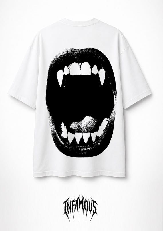 Infamous - Camiseta Oversize - Unisex - HARD STORM - Limited edition.