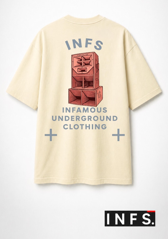 Infamous - Camiseta Oversize - Unisex - INFSCREAM0 LIMITED EDITION.