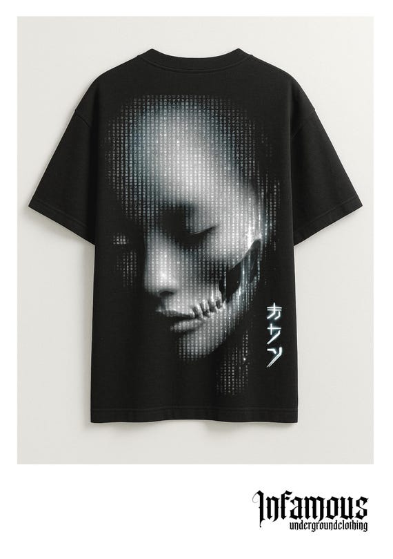 Infamous - Camiseta Oversize Cyber Techno Vibes - Unisex - Electronic Streetwear - 05 LIMITED EDITION.