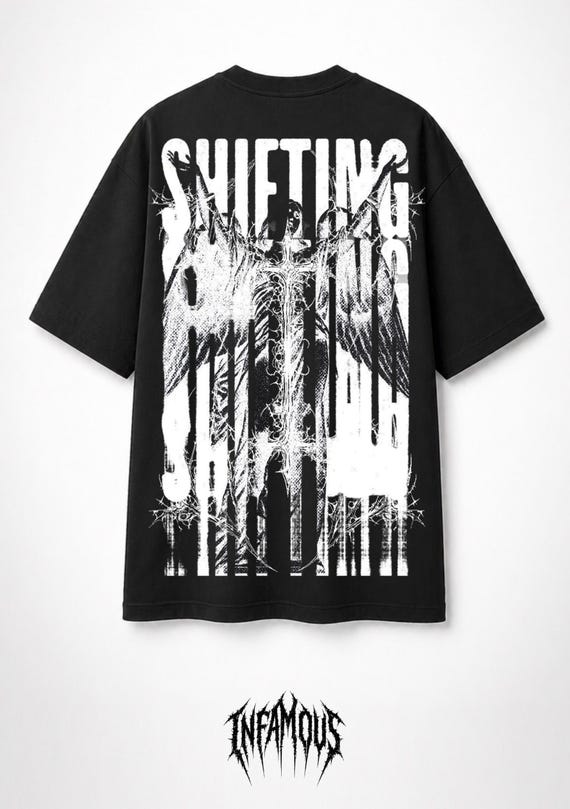 Infamous - Camiseta Oversize - Unisex - HARD STORM - Limited edition.