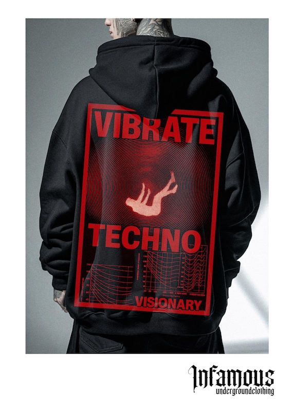 Infamous - Hoodies Oversize - Mod.027 - Colección Im Techno - Limited edition.