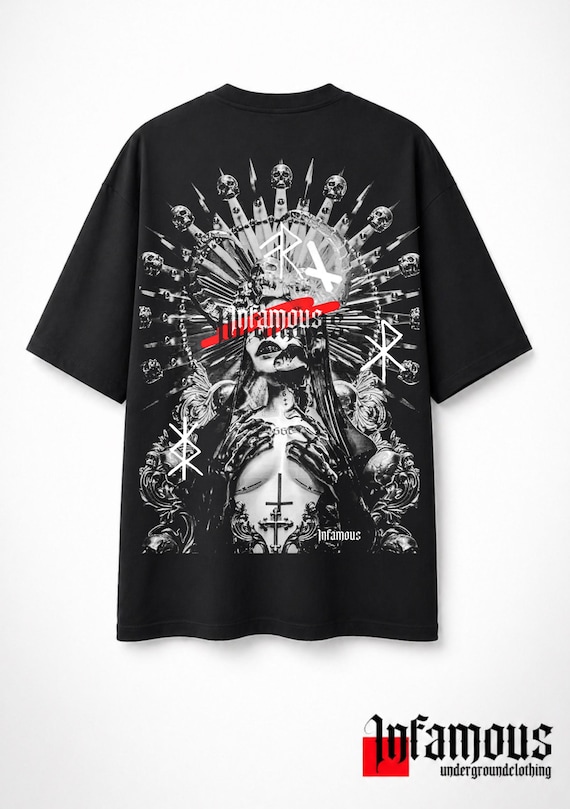Infamous - Camiseta Oversize - Unisex - Colección N.1 -  T-shirt IN006 - Exclusive.