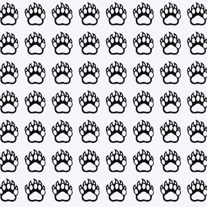 Stickers une pièce griffes d'ours