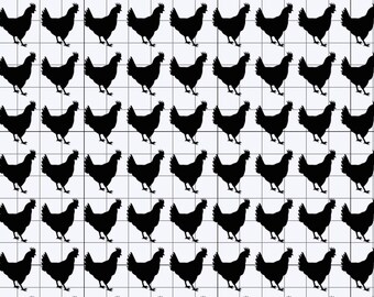 Rooster Decals, Premium Outdoor Vinyl, Various Sizes