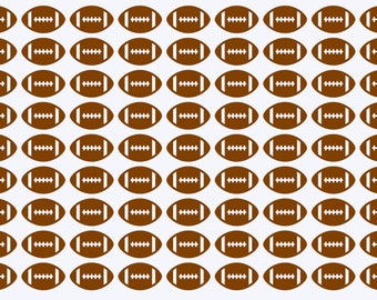 Football Decals - Premium Outdoor Vinyl, Customizable Colors