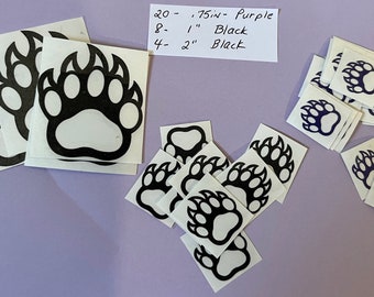 SALE - One Piece Bear Claws Decals - See Below for Various Sizes/Colors/Quality - SALE -