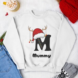 Personalised Christmas Jumper – Custom Name Christmas Sweater for Adults & Kids | Ultra Soft Family Xmas Jumper | Matching Christmas Outfit