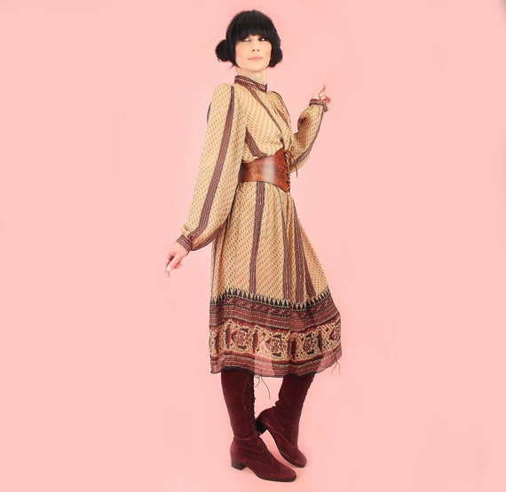 ViNtAgE 70's Ritu Kumar for Judith Ann Indian Sil… - image 3