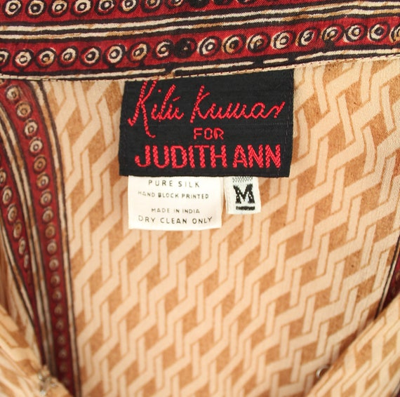 ViNtAgE 70's Ritu Kumar for Judith Ann Indian Sil… - image 7
