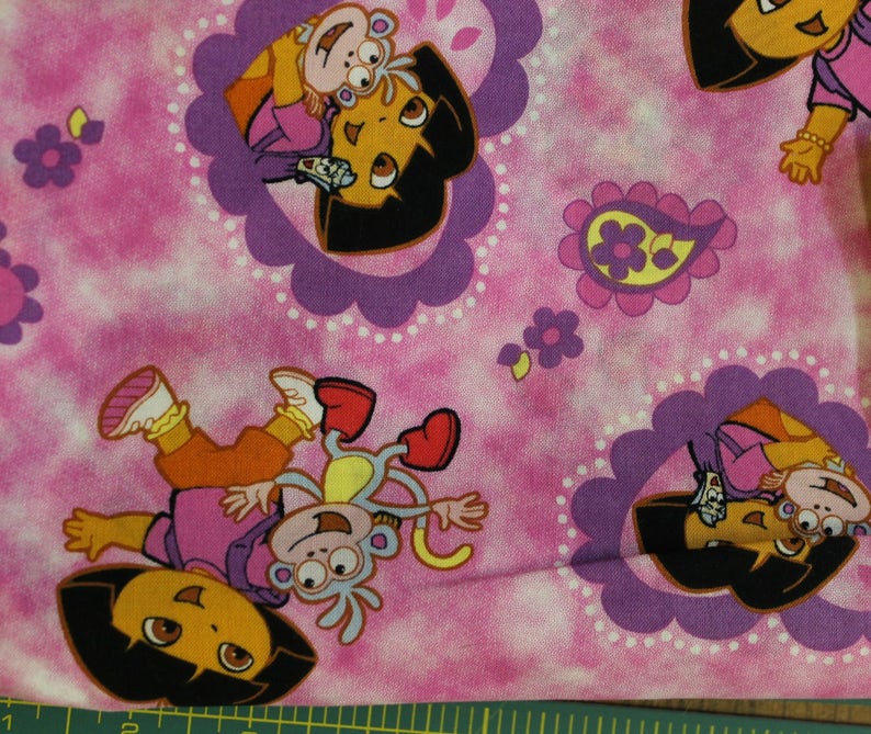 Dora and Boots 100/% cotton fabric