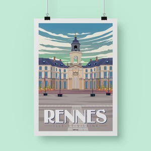 Cartaz “Câmara Municipal de Rennes”