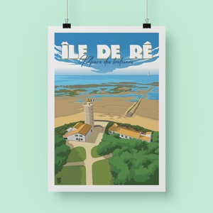 Cartel “Île de Ré” Nueva Aquitania