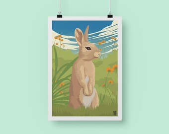 Affiche « Le Lapin »